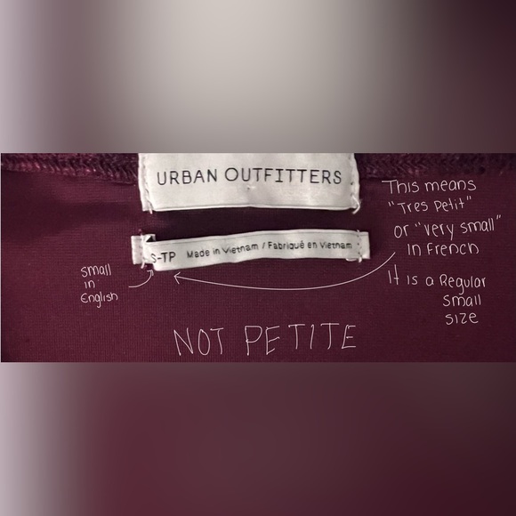 Petite sizing info for sellers - Picture 9 of 11